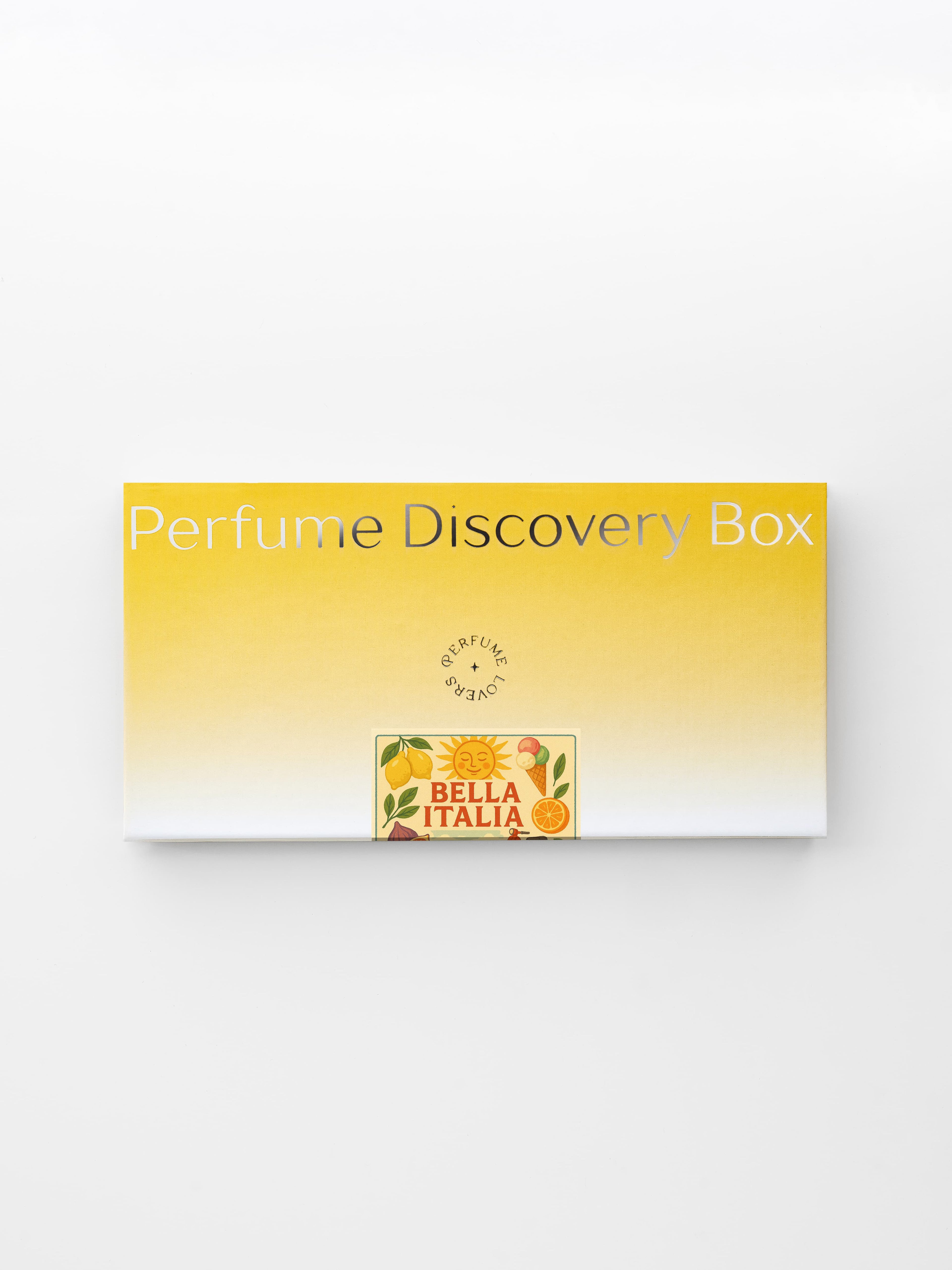Bella Italia Discovery Box — closed box on white background