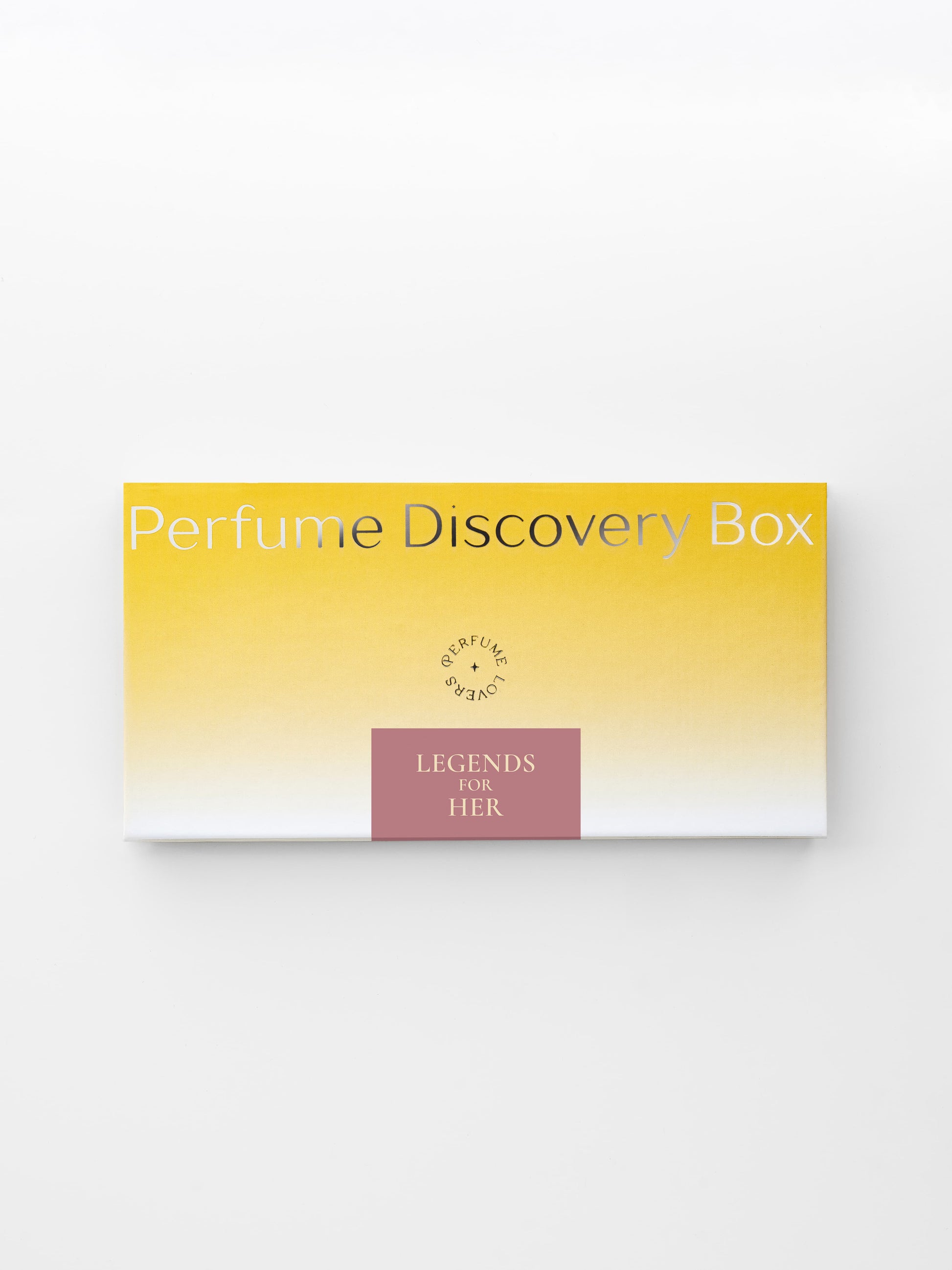 Legends for Her Discovery Box — closed box front view on white background